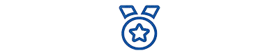 medal with star icon
